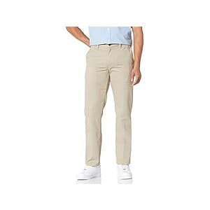Amazon Essentials Men's Slim-Fit Wrinkle-Resistant Flat-Front Chino Pant (Slate Grey) from $8