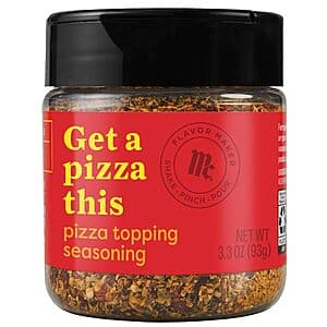3.3-Oz McCormick "Get a Pizza This" Pizza Topping Seasoning $3.50 w/ Subscribe & Save