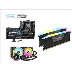 MSI X870 Mobo + 32GB Corsair DDR5 6400 CL36 + Corsair iCUE Link H115i Cooler $400 + Free Shipping