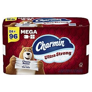 48-Count Charmin Ultra Strong Mega Rolls Toilet Paper + $15 Target eGift Card $53 + Free Shipping