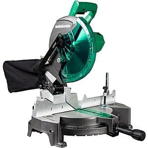 Prime Members: Metabo HPT 10" 15-Amp Corded Compound Miter Saw $94 + Free Shipping