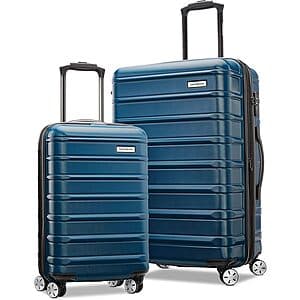2-Piece 20"/24" Samsonite Omni 2 Luggage Set w/ Spinner Wheels (Lagoon Blue) $139.65 + Free Shipping