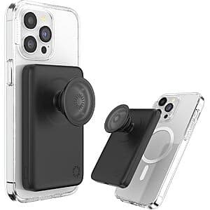 PopSockets MagSafe 5,000 mAh PowerPack 15W Wireless Charger (Black) $21