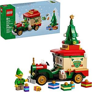 224-Piece LEGO Santa's Delivery Truck Building Toy Set $10