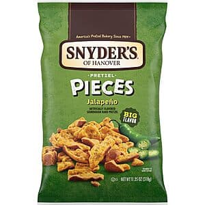 11.25-Oz Snyder's of Hanover Jalapeño Flavored Pretzel Pieces $3.25 w/ Subscribe & Save
