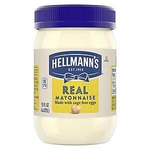 Select Stores: 15oz. Hellmann's or Best Foods Real Mayonnaise $1.30 + Free Store Pickup