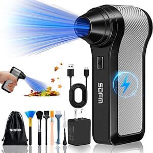 SDFM 3-Speed Cordless Rechargeable Air Duster & Blower $13.50 + Free Shipping
