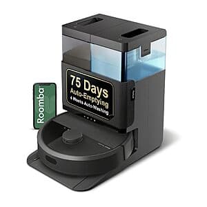 iRobot Roomba Plus 405 (G181) 2in1 Vacuum & Mop Robot w/ AutoWash Dock $300 + Free S&H
