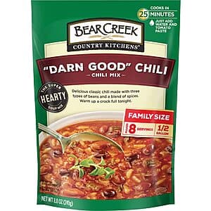 Bear Creek Dried Soup Mixes: 8.8-Oz Darn Good Chili $2.65 & More w/ S&S