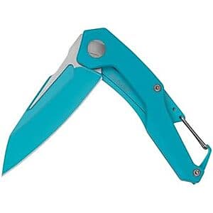 2.5" Kershaw Reverb 8Cr13MoV Manual Open Pocket Knife (Teal) $20.05