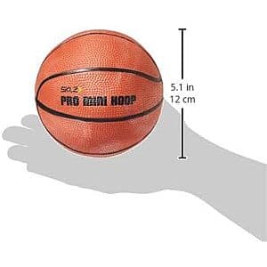 SKLZ 5" Pro Mini Hoop Rubber Basketball $3.85