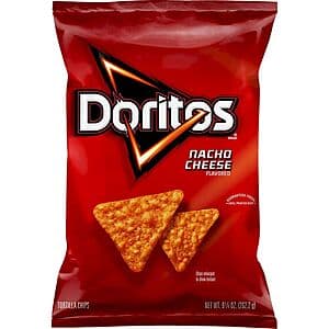 9.25-oz Doritos Tortilla Chips (various) 3 for $6 + Store Pickup ($10 Min.)