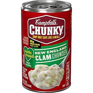 18.8-Oz Campbell's Chunky Soup (Healthy Request New England Clam Chowder) $1.70 w/ Subscribe & Save