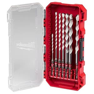 7-Pc Milwaukee Shockwave Carbide Multi-Material Drill Bit Set $18 + Free Shipping