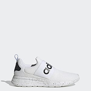 adidas Men's Lite Racer Adapt 4.0 Shoes (Cloud White/Core Black) $22.80 + Free S&H
