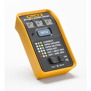 Prime Members: Fluke ST120+ GFCI Socket Tester w/ Audible Beeper $12 + Free Shipping