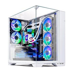 Skytech Gaming O11 Vision PC Desktop: Ryzen 7 9800X3D, 2TB SSD, 32GB RAM, 9070XT $1531.40 + Free S/H