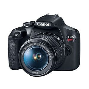 Refurbished Canon Cameras & Lens: EOS Rebel T7 EF-S Kit $269 & More + Free S&H