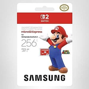 256GB Samsung microSD Express Card for Nintendo Switch 2 $39 + Free S&H