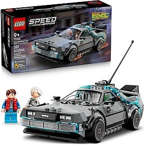 357-Pc LEGO Speed Champions: Back to the Future Time Machine Building Toy $22.40