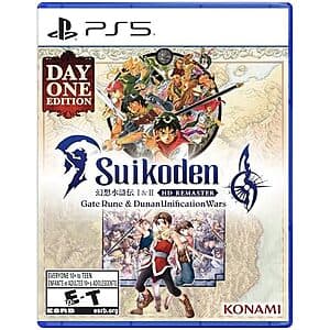 Suikoden I & II HD Remaster Gate Rune & Dunan Unification Wars (PS5) $26.10