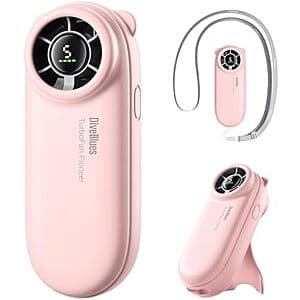 Diveblues 2000mAh TurboBear Rechargeable Handheld Turbo Fan $7