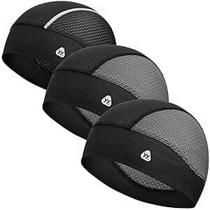 3-Pc YANIKY Breathable Mesh Skull Cap Helmet Liner (Various) $6.50