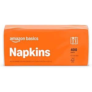 400-Count Amazon Basics Everyday Paper Napkins $3.55 w/ Subscribe & Save