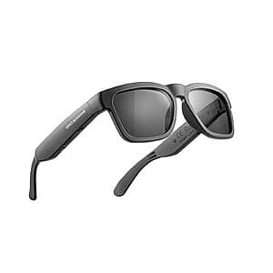 OhO sunshine Bluetooth Audio Polarized Sunglasses (Black w/ Blue Light Lens) $10