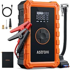 Prime Members: AstroAI S8 Air 1500A Peak Jump Starter w/ 150 PSI Air Compressor $34.80 + Free S&H