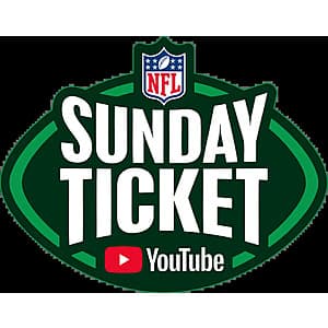 YouTube TV streaming service interface displaying NFL Sunday Ticket 2026 student plan pricing and options.