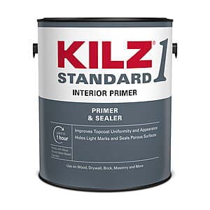 1-Gallon KILZ 1 Standard Interior Water-Based Wall Primer $20 + Free Store Pickup