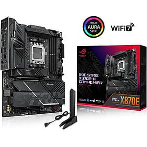 ASUS ROG STRIX X870E-H GAMING WIFI7 AMD AM5 ATX Motherboard $260 + Free Shipping