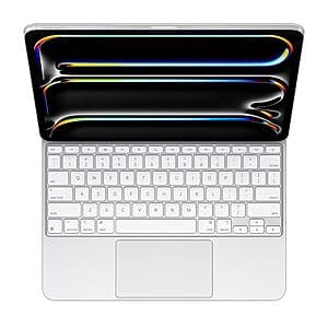 Apple iPad Magic Keyboard Case for 13" iPad Pro M4 or M5 (White) $262.50 + Free S&H