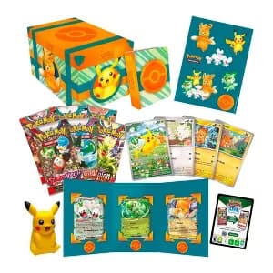 Pokemon TCG: PALDEA Adventure Chest w/ 6 Booster Packs, Squishy Toy Pikachu $22.50
