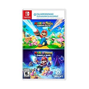 Mario + Rabbids: Kingdom Battle & Sparks of Hope (Switch Digital Code in Box) $15