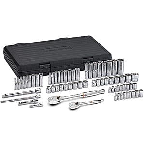 68-Piece Gearwrench SAE/Metric 1/4" & 3/8" Drive Mechanics Tool Set $50 + Free Shipping