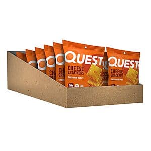 12-Pack 1.06oz Quest Nutrition Protein Cheese Crackers (2 Flavors) $16.40 w/ Subscribe & Save