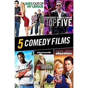 Digital HD/4K Movie Bundles: 5 Comedies (Election, Beverly Hills Cop, Top Ten & More) $8 & Many More