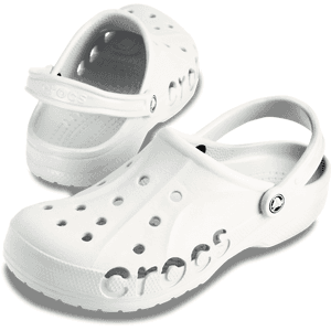 Crocs Baya Clog Shoe in a solid color, featuring the signature ventilated design with perforations and a comfortable slip-on clog silhouette.