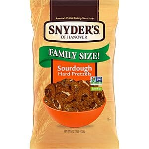 16-oz Snyder's of Hanover Sourdough Hard Pretzels $2.55 w/ Subscribe & Save