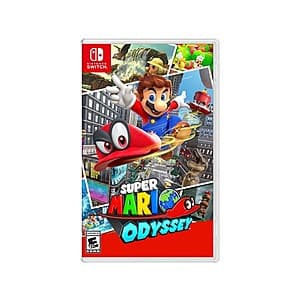 Super Mario Odyssey (Nintendo Switch) $33.60 + Free S/H for Prime Members