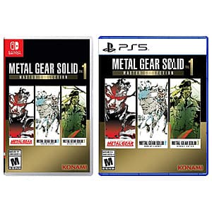 Metal Gear Solid: Master Collection Vol.1 (PS5 or Nintendo Switch) $20 + Free Shipping
