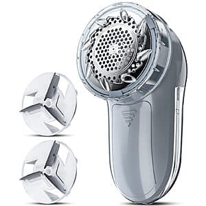 Bymore Dual-Power Fabric Shaver & Lint Remover (Gray) $7