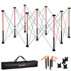 VEVOR 4.15' x 4.15' Portable Folding Workstand (3500 lb Capacity) $69.25 + Free Shipping