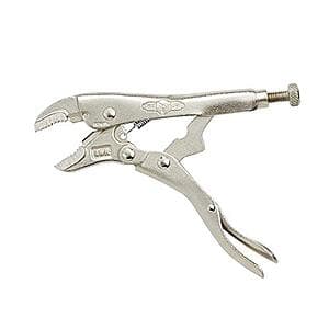 4" Irwin Vise-Grip Curved Jaw Locking Pliers w/ Wire Cutter $8.95