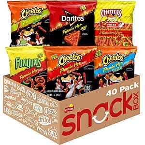 40-Count Frito Lay Flamin' Hot Mix Variety Pack $11.55 w/ Subscribe & Save