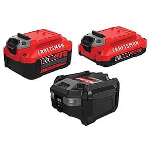 Craftsman V20 2Ah + 4Ah Battery & Charger Starter Kit + Select Free Bare Tool $99 + Free S&H