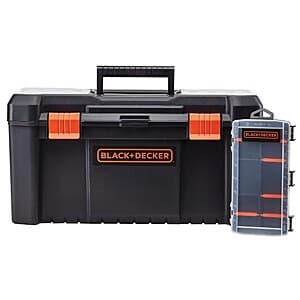 Black & Decker 10-Compartment 16" Toolbox & Organizer $10 + Free Shipping