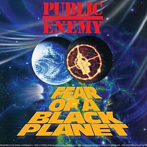 Public Enemy Fear of a Black Planet vinyl record album cover.